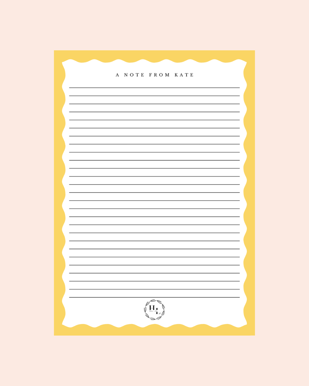 The personalised notebook