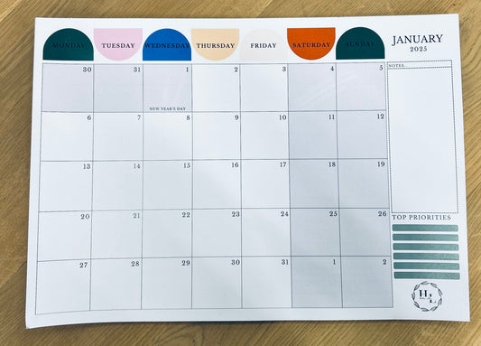 The monthly planner 2025 - A3