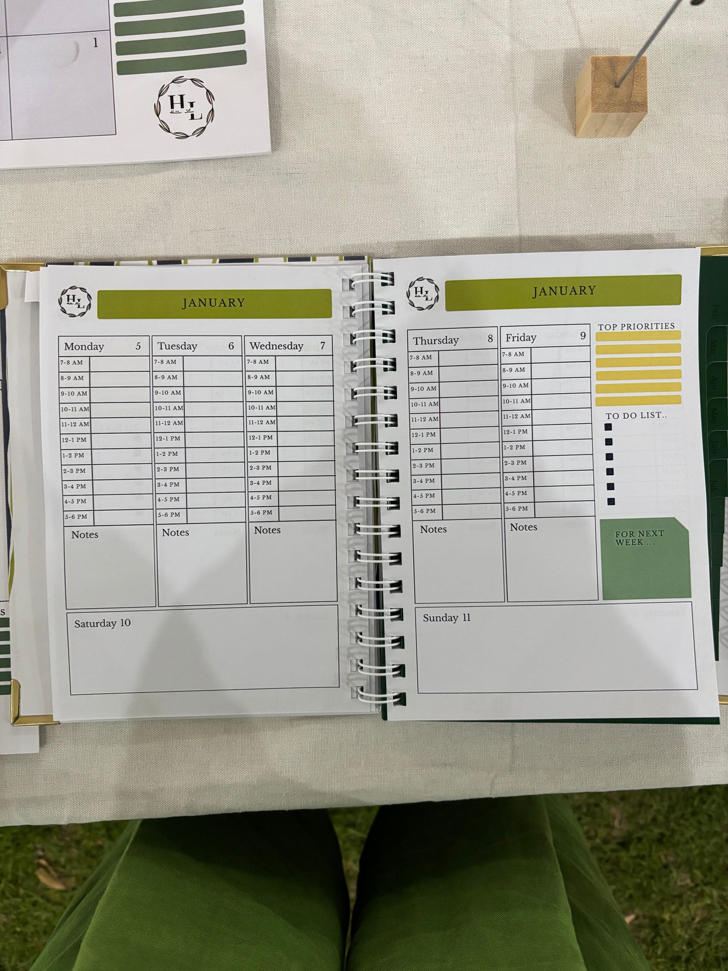 The weekly planner 2026