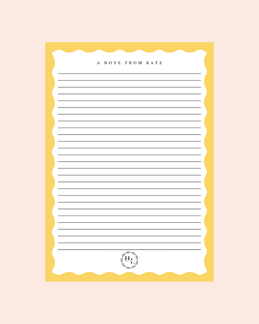 The personalised notebook